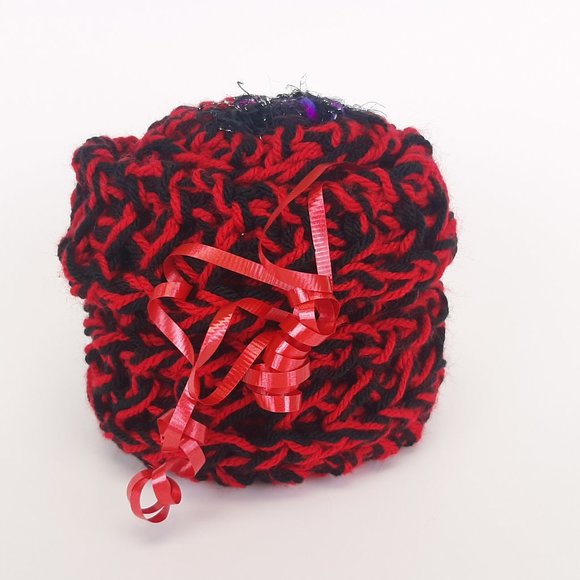 Star Wars Darth Vader 7 inch Plush with Rose an new matching handmade yarn scarf - Picture 3 of 8